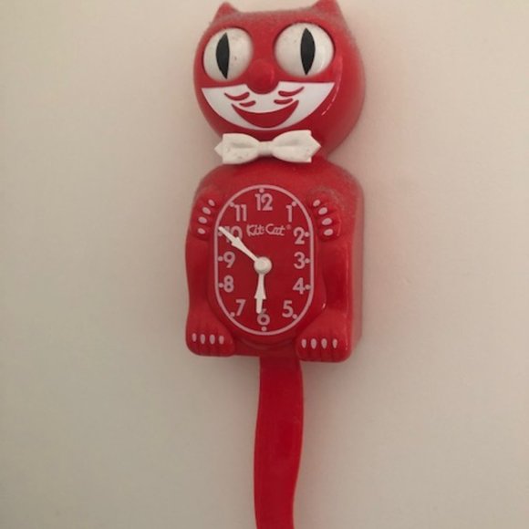 Vintage Wall Decor Red Felix The Cat Vintage Kit Kat Clock Poshmark